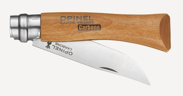 Нож складной Opinel Tradition №7 VRN (Carbon) 8см (Бук / угле. Сталь)
